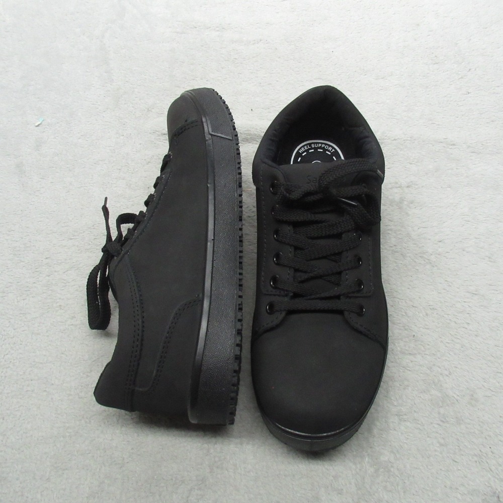 Sanita Men 8.5 Work Shoes Black Umami S2 Slip Resistant Water Resistant Sneakers